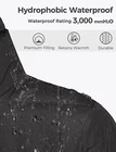 Wantdo Men s Hooded Puffer Jacket Waterproof Winter Coat Warmth Winter Jacket