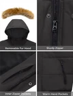 Wantdo Men s Hooded Puffer Jacket Waterproof Winter Coat Warmth Winter Jacket