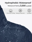 Wantdo Men s Hooded Puffer Jacket Waterproof Winter Coat Warmth Winter Jacket