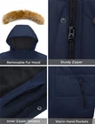 Wantdo Men s Hooded Puffer Jacket Waterproof Winter Coat Warmth Winter Jacket