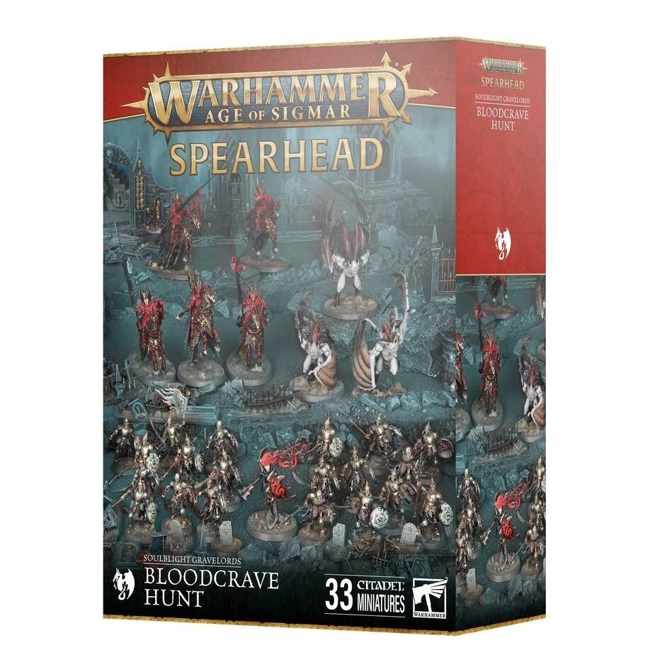 Warhammer Age of Sigmar AOS SPEARHEAD  SOULBLIGHT GRAVELORDS BLOODCRAVE HUNT
