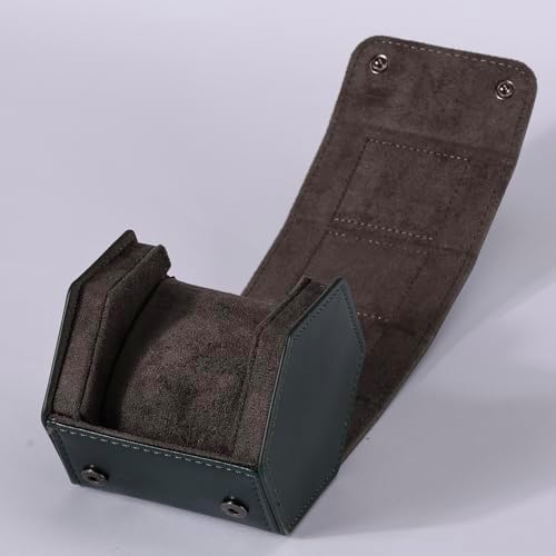 Watch Travel Case for Men  3 Slot Watch Box Organizer Display Case   Portable Watch Storage & Travel Case   Watch Roll Fits All Wrist Watches & Smart Watches Up to 50mm