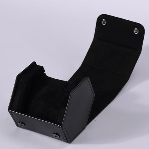 Watch Travel Case for Men  3 Slot Watch Box Organizer Display Case   Portable Watch Storage & Travel Case   Watch Roll Fits All Wrist Watches & Smart Watches Up to 50mm