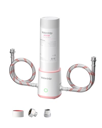 Waterdrop 10UA UF 0 01  m Ultra Filtration Under Sink Water Filter System  1 Year  Reduces Lead  Chlorine  Bad Taste & Odor  Direct Connect to Kitchen Faucet  USA Tech