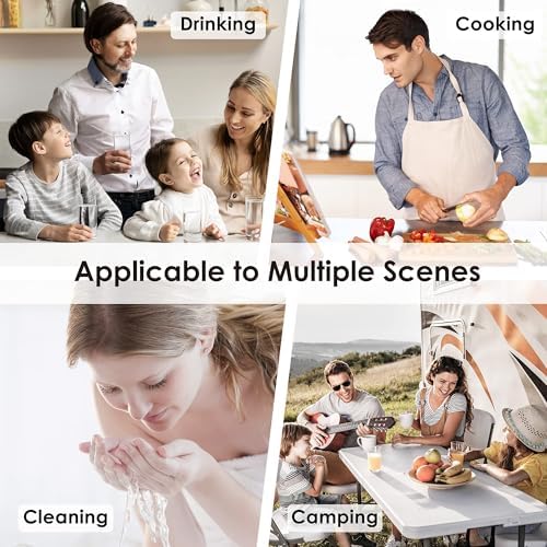 Waterdrop 17UA UF 0 01  m Ultra Filtration Under Sink Water Filter System  3 Years  Reduces Lead  Chlorine  Bad Taste & Odor  Direct Connect to Kitchen Faucet  USA Tech