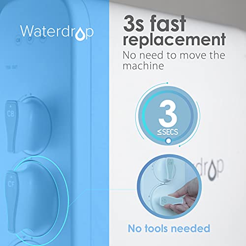 Waterdrop WD G3 CF Filter  with WD G3 CB Filter  Replacement for WD G3 W  WD G3P600 and WD G3P800 W Reverse Osmosis System  Bundle