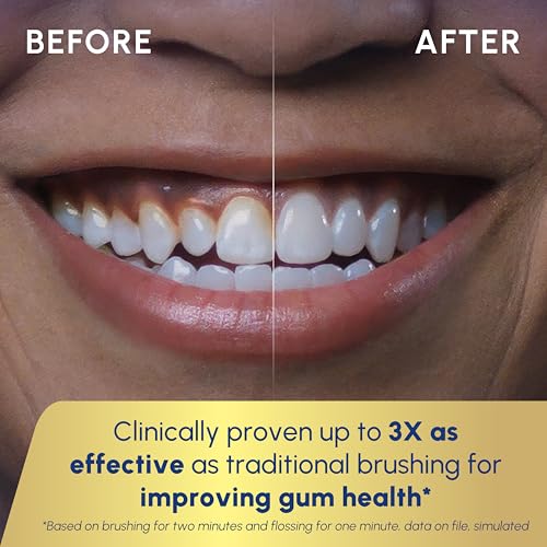 Waterpik Sensonic Complete Care Water Flosser and Rechargeable Electric Toothbrush Combo Set for Teeth Cleaning and Flossing  CC 04  White  Packaging May Vary
