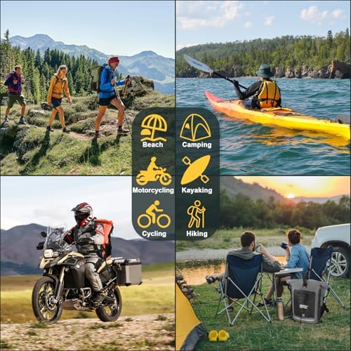 Waterproof Backpack Dry Bag 35L/55L/85L   Heavy Duty Roll Top Hiking Backpack for Travel  Kayaking  Boating  Camping  Rafting and Fishing