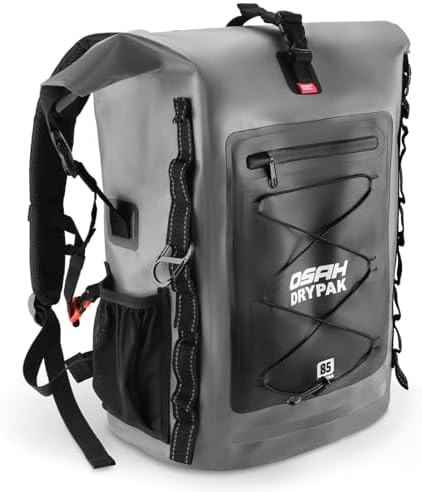 Waterproof Backpack Dry Bag 35L/55L/85L   Heavy Duty Roll Top Hiking Backpack for Travel  Kayaking  Boating  Camping  Rafting and Fishing