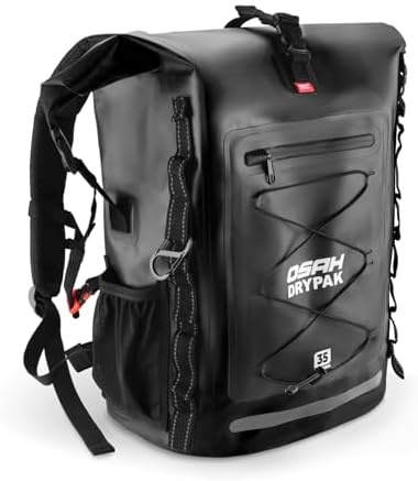 Waterproof Backpack Dry Bag 35L/55L/85L   Heavy Duty Roll Top Hiking Backpack for Travel  Kayaking  Boating  Camping  Rafting and Fishing