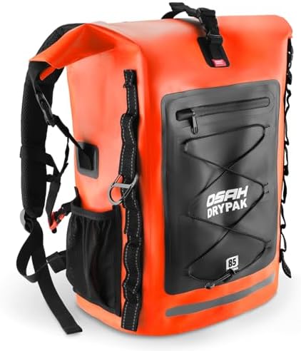 Waterproof Backpack Dry Bag 35L/55L/85L   Heavy Duty Roll Top Hiking Backpack for Travel  Kayaking  Boating  Camping  Rafting and Fishing