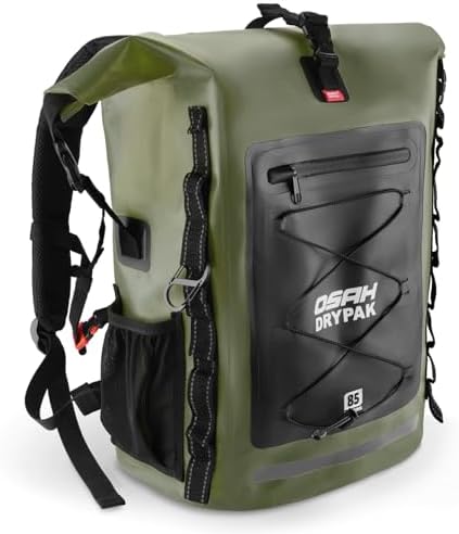 Waterproof Backpack Dry Bag 35L/55L/85L   Heavy Duty Roll Top Hiking Backpack for Travel  Kayaking  Boating  Camping  Rafting and Fishing