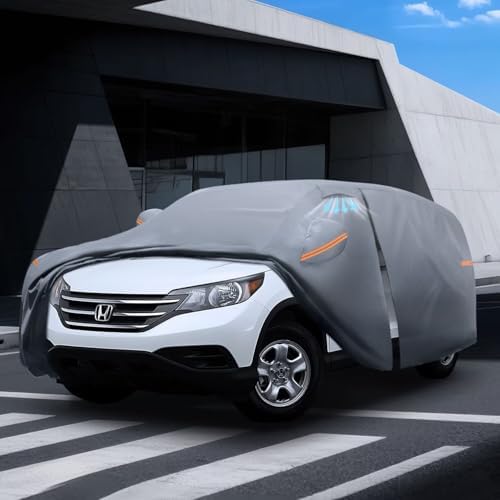 Waterproof Hyundai Kona 2017 2026  Car Cover with Breathable Vents   2026 Upgrade  Premium Covers with Cotton Liner and Zipper Door  Sun Rain Snow Dust Uv Protection  Gift with Towel