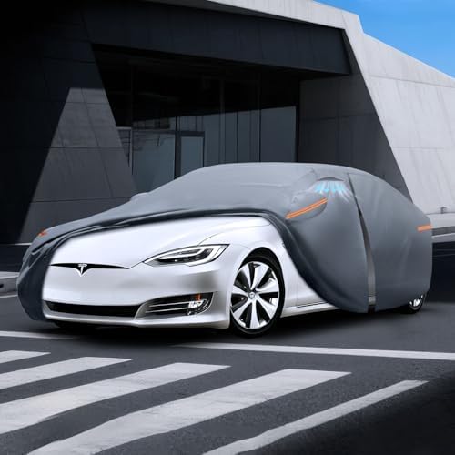 Waterproof Hyundai Kona 2017 2026  Car Cover with Breathable Vents   2026 Upgrade  Premium Covers with Cotton Liner and Zipper Door  Sun Rain Snow Dust Uv Protection  Gift with Towel