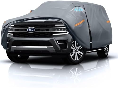 Waterproof Hyundai Kona 2017 2026  Car Cover with Breathable Vents   2026 Upgrade  Premium Covers with Cotton Liner and Zipper Door  Sun Rain Snow Dust Uv Protection  Gift with Towel