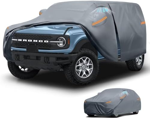 Waterproof Hyundai Kona 2017 2026  Car Cover with Breathable Vents   2026 Upgrade  Premium Covers with Cotton Liner and Zipper Door  Sun Rain Snow Dust Uv Protection  Gift with Towel