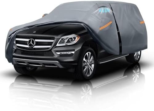 Waterproof Hyundai Kona 2017 2026  Car Cover with Breathable Vents   2026 Upgrade  Premium Covers with Cotton Liner and Zipper Door  Sun Rain Snow Dust Uv Protection  Gift with Towel