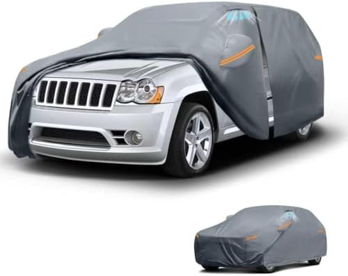 Waterproof Hyundai Kona 2017 2026  Car Cover with Breathable Vents   2026 Upgrade  Premium Covers with Cotton Liner and Zipper Door  Sun Rain Snow Dust Uv Protection  Gift with Towel