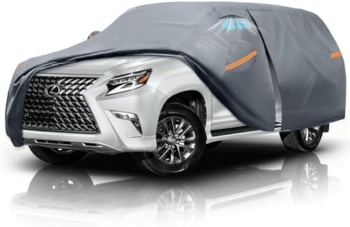 Waterproof Hyundai Kona 2017 2026  Car Cover with Breathable Vents   2026 Upgrade  Premium Covers with Cotton Liner and Zipper Door  Sun Rain Snow Dust Uv Protection  Gift with Towel