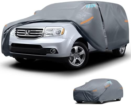 Waterproof Hyundai Kona 2017 2026  Car Cover with Breathable Vents   2026 Upgrade  Premium Covers with Cotton Liner and Zipper Door  Sun Rain Snow Dust Uv Protection  Gift with Towel