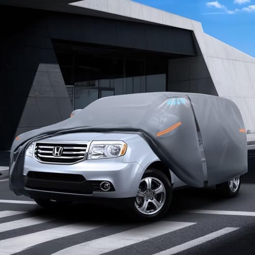 Waterproof Hyundai Kona 2017 2026  Car Cover with Breathable Vents   2026 Upgrade  Premium Covers with Cotton Liner and Zipper Door  Sun Rain Snow Dust Uv Protection  Gift with Towel