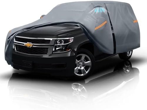 Waterproof Hyundai Kona 2017 2026  Car Cover with Breathable Vents   2026 Upgrade  Premium Covers with Cotton Liner and Zipper Door  Sun Rain Snow Dust Uv Protection  Gift with Towel