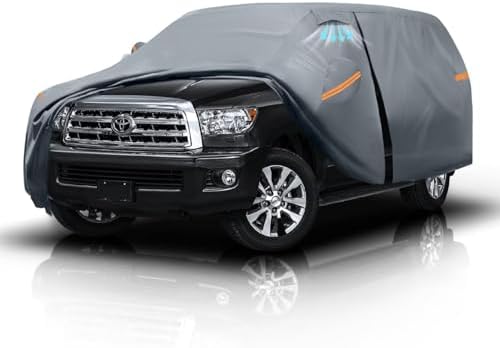 Waterproof Hyundai Kona 2017 2026  Car Cover with Breathable Vents   2026 Upgrade  Premium Covers with Cotton Liner and Zipper Door  Sun Rain Snow Dust Uv Protection  Gift with Towel