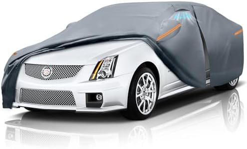 Waterproof Hyundai Kona 2017 2026  Car Cover with Breathable Vents   2026 Upgrade  Premium Covers with Cotton Liner and Zipper Door  Sun Rain Snow Dust Uv Protection  Gift with Towel