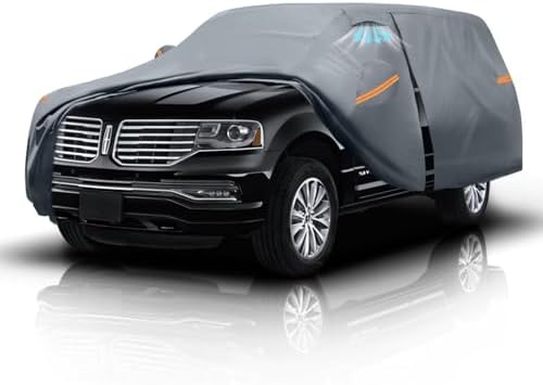 Waterproof Hyundai Kona 2017 2026  Car Cover with Breathable Vents   2026 Upgrade  Premium Covers with Cotton Liner and Zipper Door  Sun Rain Snow Dust Uv Protection  Gift with Towel