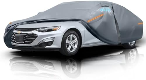 Waterproof Hyundai Kona 2017 2026  Car Cover with Breathable Vents   2026 Upgrade  Premium Covers with Cotton Liner and Zipper Door  Sun Rain Snow Dust Uv Protection  Gift with Towel