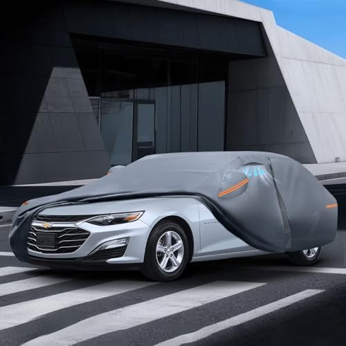 Waterproof Hyundai Kona 2017 2026  Car Cover with Breathable Vents   2026 Upgrade  Premium Covers with Cotton Liner and Zipper Door  Sun Rain Snow Dust Uv Protection  Gift with Towel