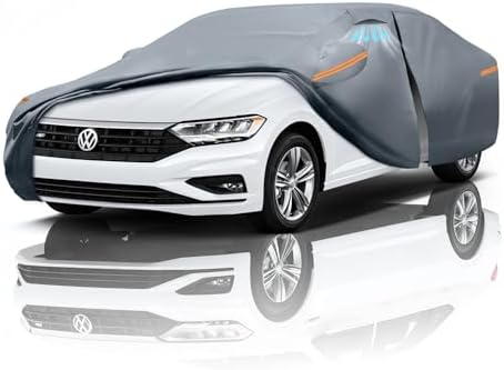 Waterproof Hyundai Kona 2017 2026  Car Cover with Breathable Vents   2026 Upgrade  Premium Covers with Cotton Liner and Zipper Door  Sun Rain Snow Dust Uv Protection  Gift with Towel