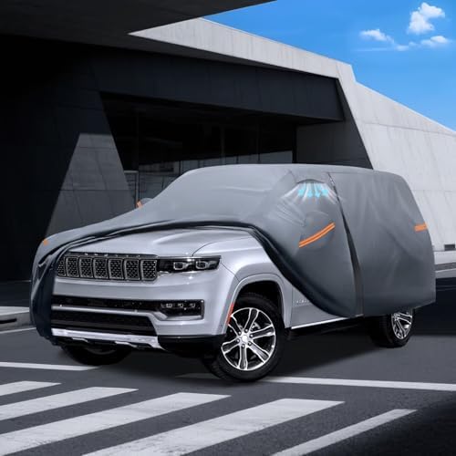 Waterproof Hyundai Kona 2017 2026  Car Cover with Breathable Vents   2026 Upgrade  Premium Covers with Cotton Liner and Zipper Door  Sun Rain Snow Dust Uv Protection  Gift with Towel