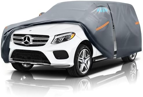 Waterproof Hyundai Kona 2017 2026  Car Cover with Breathable Vents   2026 Upgrade  Premium Covers with Cotton Liner and Zipper Door  Sun Rain Snow Dust Uv Protection  Gift with Towel