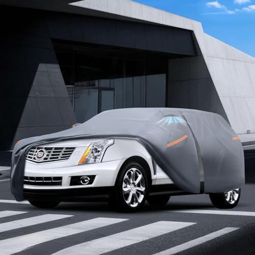 Waterproof Hyundai Kona 2017 2026  Car Cover with Breathable Vents   2026 Upgrade  Premium Covers with Cotton Liner and Zipper Door  Sun Rain Snow Dust Uv Protection  Gift with Towel