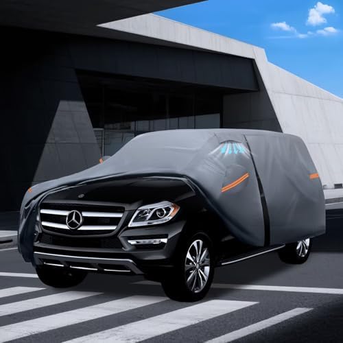 Waterproof Hyundai Kona 2017 2026  Car Cover with Breathable Vents   2026 Upgrade  Premium Covers with Cotton Liner and Zipper Door  Sun Rain Snow Dust Uv Protection  Gift with Towel