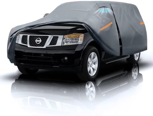 Waterproof Hyundai Kona 2017 2026  Car Cover with Breathable Vents   2026 Upgrade  Premium Covers with Cotton Liner and Zipper Door  Sun Rain Snow Dust Uv Protection  Gift with Towel