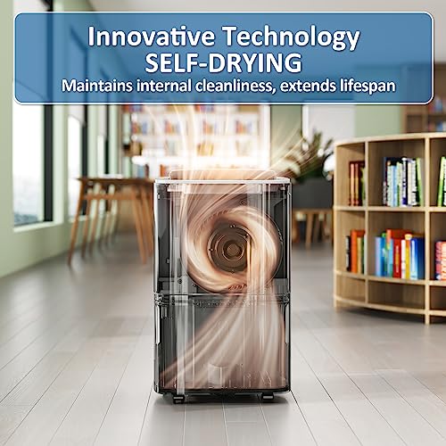 Waykar 150 Pints 2025 Energy Star Dehumidifier for Spaces up to 7 000 Sq  Ft at Commercial and Industrial Large Room  Warehouse  Storage  Home  Basement  with Drain Hose  Auto Defrost  Self Drying