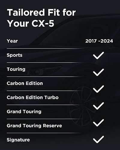 Weather Liner® Juego completo de asientos de carga delanteros y traseros para accesorios CX5 para Mazda CX5 para Mazda CX5 2025 2024 2023 2022 2021 2020 2019 2018 2017