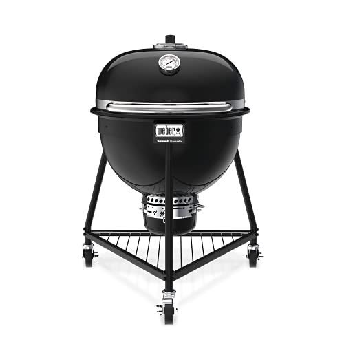 Weber Summit Kamado E6 Charcoal Grill  Black