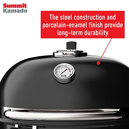 Weber Summit Kamado E6 Charcoal Grill  Black
