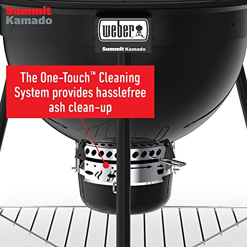 Weber Summit Kamado E6 Charcoal Grill  Black