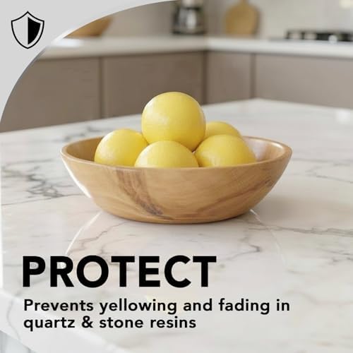 Weiman Quartz Countertop Cleaner and Polish  2 Pack w/Micro Towel  Clean and Shine Your Quartz Countertops Islands and Stone Surfaces with Ultra Violet Protection