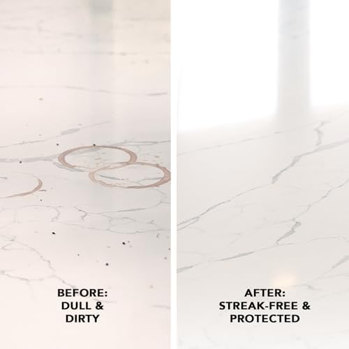 Weiman Quartz Countertop Cleaner and Polish  2 Pack w/Micro Towel  Clean and Shine Your Quartz Countertops Islands and Stone Surfaces with Ultra Violet Protection