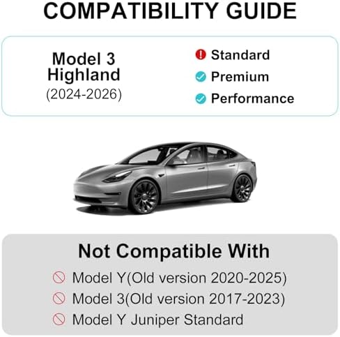 Weize Tesla Model 3 Highland 2025 2024 Accessories 12 PCS Full Set   All Weather Floor Mats & Center Console Organizer Combo   8PCS Floor Liners   4 PCS Double Layer Console Organizer