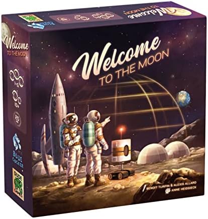 Welcome to  The Moon Board Game   Sci Fi Strategy Game   Narrative Adventure Game   Ages 10    1 6 Players   Average Playtime 25 Minutes   Made by Blue Cocker Games  Various   WTMOON01 
