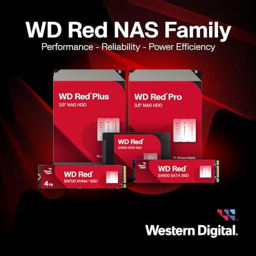 Western Digital 12TB WD Red Plus NAS Internal Hard Drive HDD   7200 RPM  SATA 6 GB/s  CMR  512 MB Cache  3 5   WD120EFGX