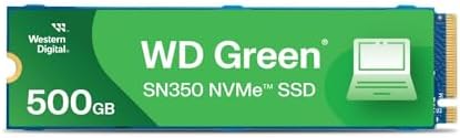 Western Digital 1TB WD Green SN350 NVMe Internal SSD Solid State Drive   Gen3 PCIe  QLC  M 2 2280  Up to 3 200 MB/s   WDS100T3G0C