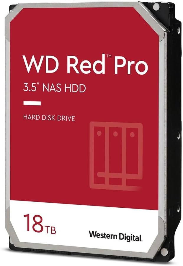 Western Digital 6TB WD Red Plus NAS Internal Hard Drive HDD   5400 RPM  SATA 6 Gb/s  CMR  256 MB Cache  3 5  WD60EFPX
