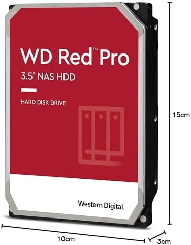 Western Digital 6TB WD Red Plus NAS Internal Hard Drive HDD   5400 RPM  SATA 6 Gb/s  CMR  256 MB Cache  3 5  WD60EFPX